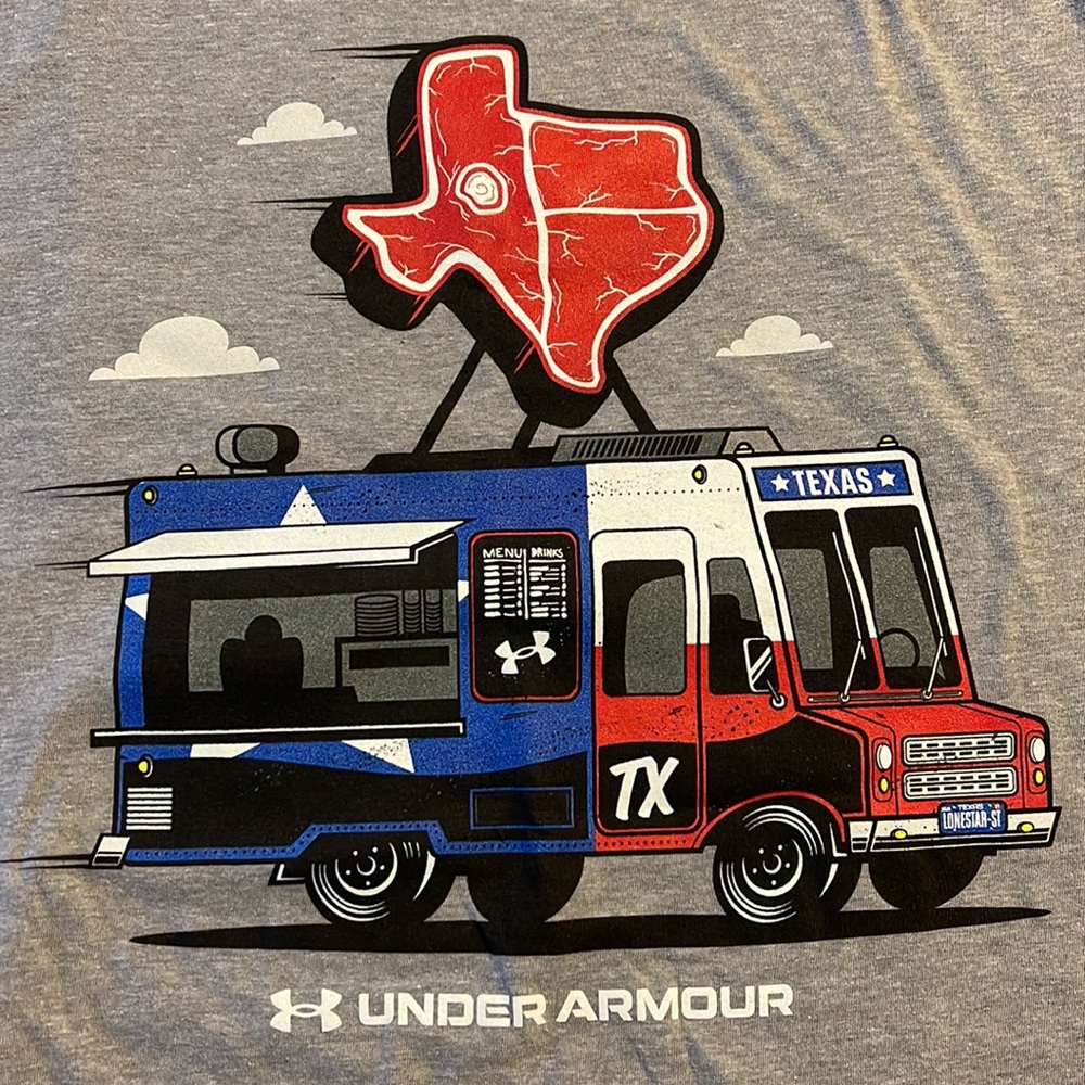 Under Armour Men’s Texas Food Truck Shirt - Picture 2 of 6
